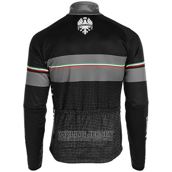 2019 Cycling Jersey Bianchi Milano Xd Black Gray Long Sleeve And Bib Tight